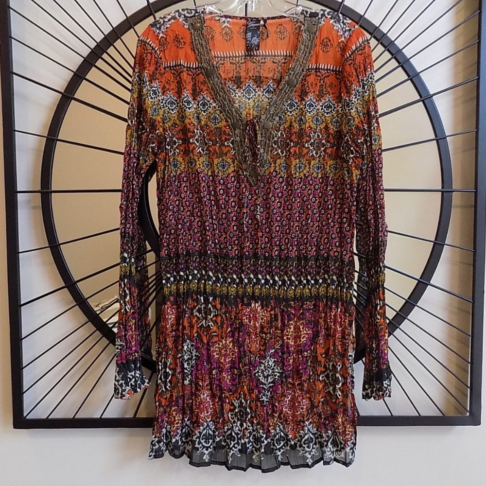 Guess LA Embellished Boho Blouse/Dress